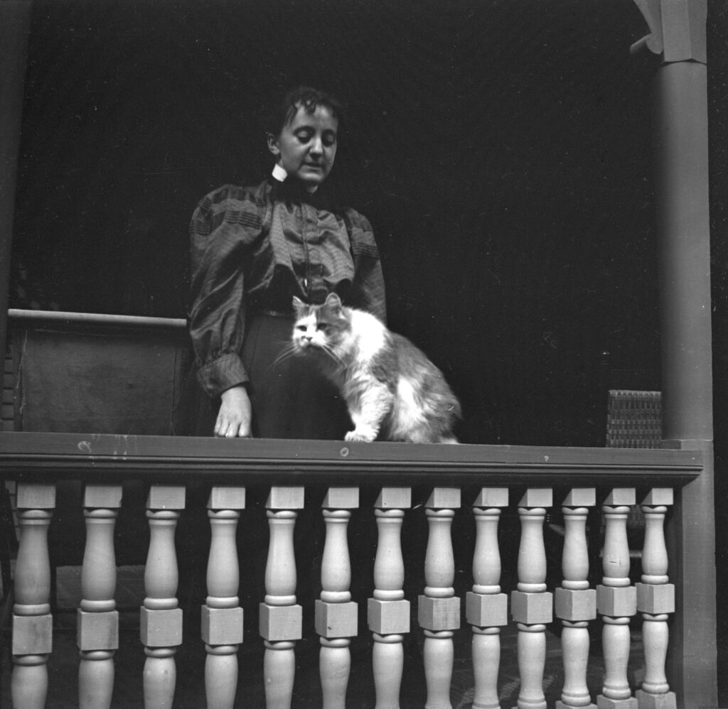 Louise and Jakie, June 1, 1898. Photo by Theresa Babb.